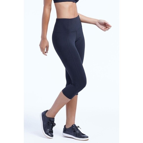 Marika SPORT Essential Slimming Capri Leggings, NAVY/CORAL, Size S, NWOT - Picture 10 of 11